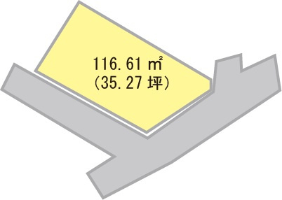 和歌山市六十谷・土地・56524の区画図