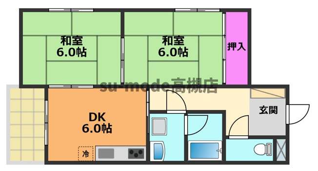 【間取り】 | 深沢ハイツ