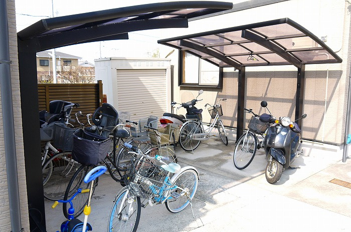 アメニティー・ユウAのその他共用部分|自転車置き場