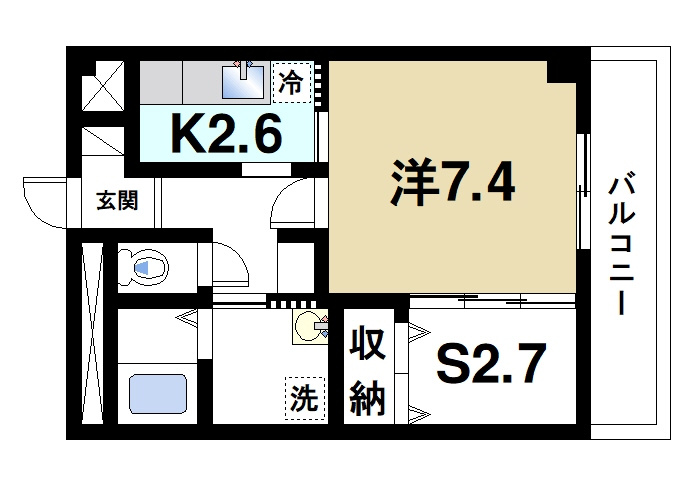 ドルフⅢの間取り|収納豊富で居室を広く使うことができます