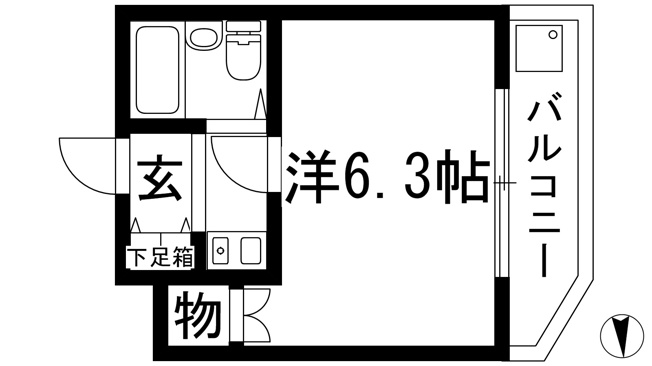 【間取り】 | シャトー栄根2