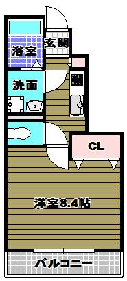 アスピリアヴィータ大美野の間取り