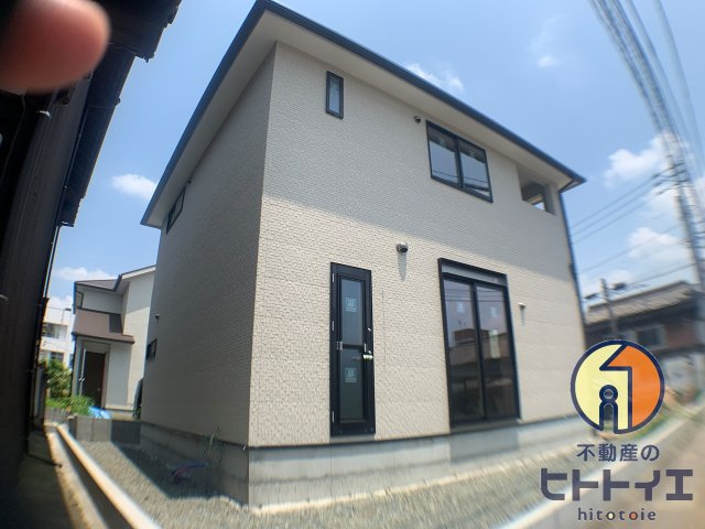 八女市本村新築一戸建てサンコート八女市本村2号棟の外観|物件の建築中の外観です