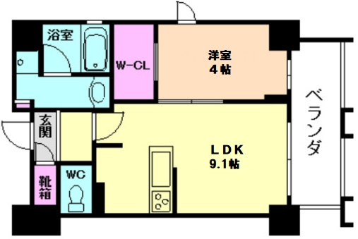【間取り】 | サクラティアラ新梅田