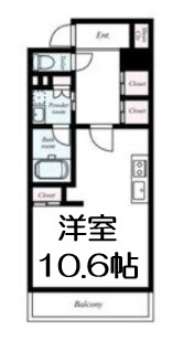 【間取り】 | レジェンドール心斎橋EAST