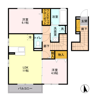 【間取り】 | エスポワール