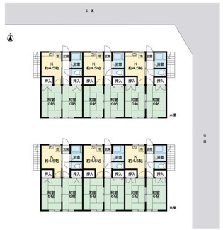 【間取り】 | 福島県相馬市2棟一括売りアパート 