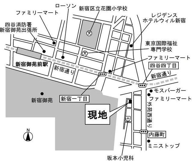 ケーハウス四谷の地図|案内図
