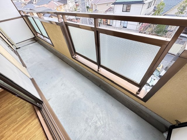 アレーゼFのバルコニー