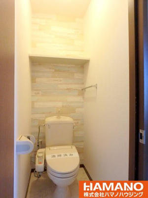 【トイレ】 | シャーメゾン野殿B | コンパクトで使いやすいトイレです