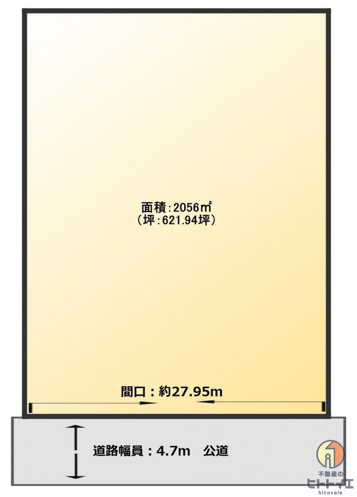 梅満　土地貸地の間取り