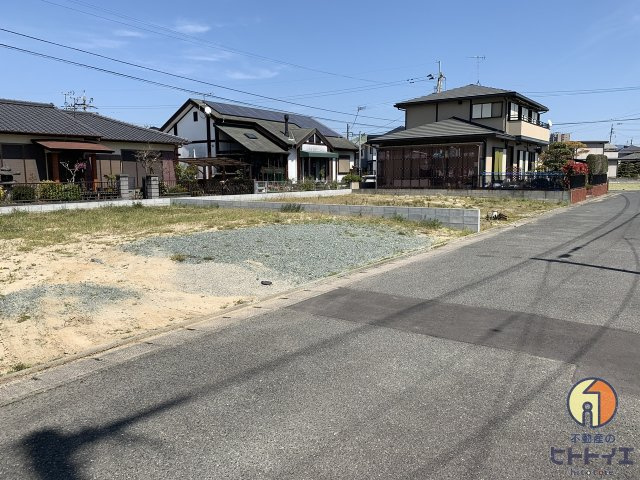 【売地】久留米市安武町安武本の前面道路含む現地写真|前面道路含む現地写真です