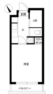 【間取り】 | スカイコート早稲田第５
