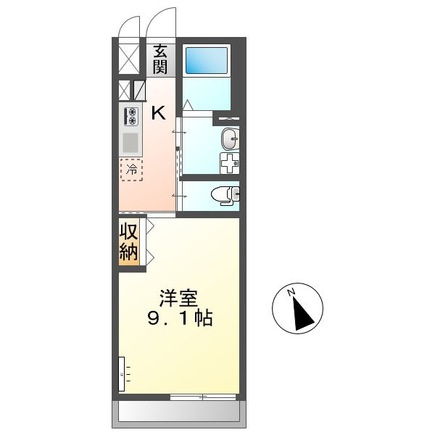 メゾンボナールＭの間取り