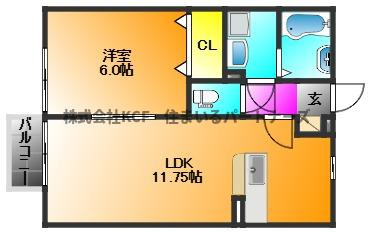 ハレアカラC棟の間取り