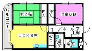 【間取り】 | アメニティ１２
