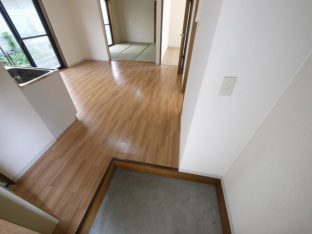 サンライズ三笠Ⅱの玄関