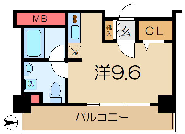 【間取り】 | パークアクシス横浜井土ヶ谷