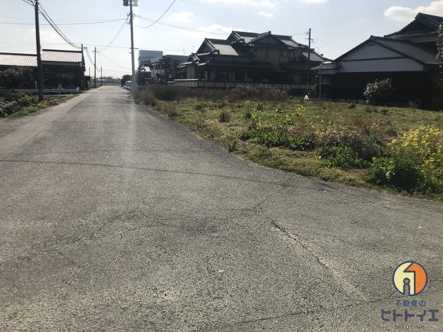 【売地】柳川市三橋町久末の前面道路含む現地写真|前面道路含む現地写真です