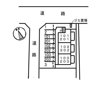 ALEX（アレックス）の区画図