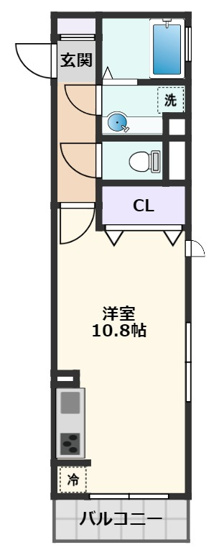 【間取り】 | クレール西の庄