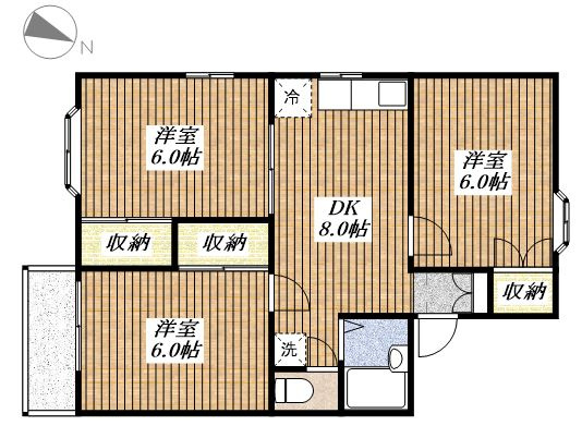 たちばなの間取り
