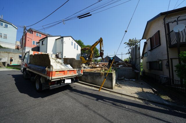 保土ヶ谷区法泉２丁目　新築戸建て【成約】の外観
