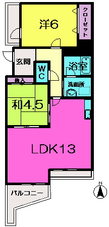 【間取り】 | 上町グリーンハイツ
