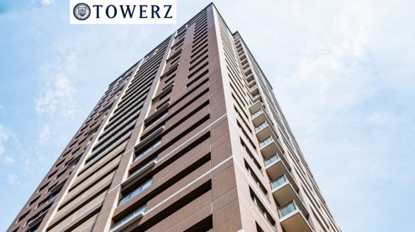 【外観】 | 【外観】上町台地エリアに建つタワーマンション☆伝統と風土を重んじる、優雅な外観デザイン！