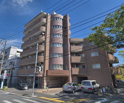 【外観】 | リブゼ横浜ブラッサムコート | 角部屋・二面バルコニーにつき日照・通風・眺望良好。バルコニーから大岡川の桜が見られます♪