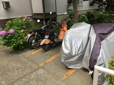 【その他共用部分】 | 宮前平グリーンハイツ30号棟 | バイク置場