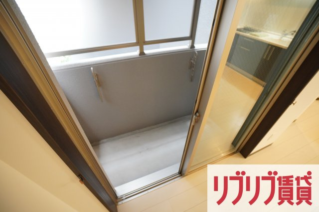 クラストガーデンⅢのバルコニー