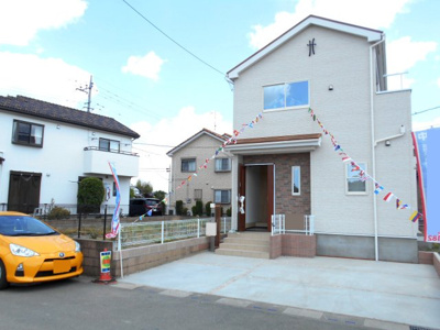 【外観】 | 久喜市　菖蒲町小林　全1棟　1号棟　46坪 | おしゃれな外観です。