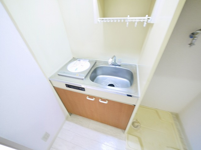 松谷ハイツのキッチン|使いやすいキッチンです