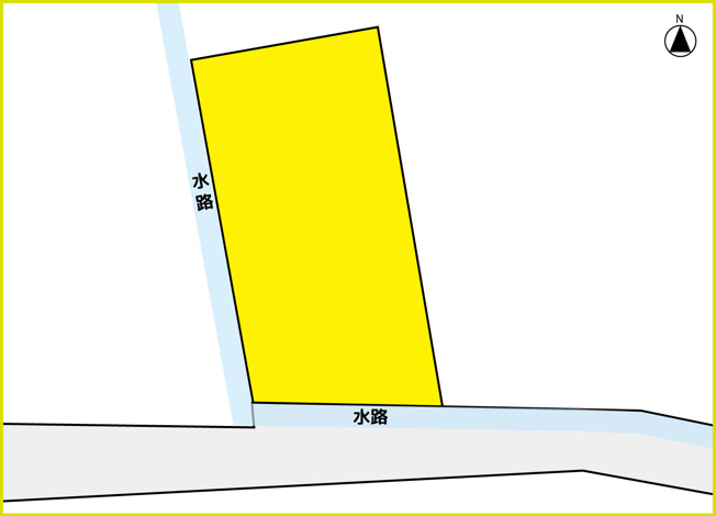【区画図】 | 伊豆の国市原木 一棟売りアパート ES02159 | 伊豆の国市原木　地形図