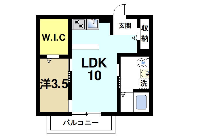 J.Qualior学園前（ジェイ・クオリア）の間取り|快適でつかいやすい間取りです