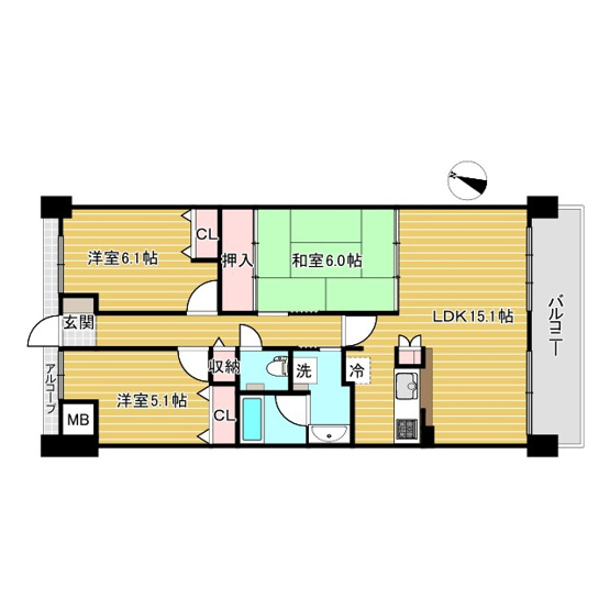 【間取り】 | 本山アーバンライフ