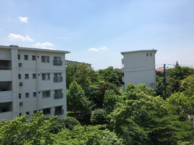 【展望】 | たまプラーザ団地5街区4号棟 | 4階部分からの眺望♪