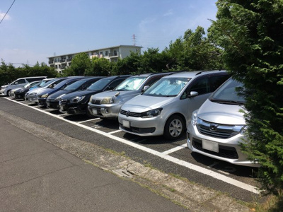 【駐車場】 | たまプラーザ団地5街区4号棟 | 平置き駐車場
