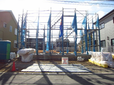 【外観】 | 龍ヶ崎市松ヶ丘3丁目3期　1号棟　ブルーミングガーデン | ◆当日の急な見学も大丈夫です！ご見学予約はフリーダイヤル0120-89-6328まで♪『情報集収のための資料が欲しいお客様』はオレンジの『資料請求する（無料）』のボタンをクリックしてください♪