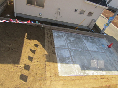 【駐車場】 | 阿見町阿見1期　3号棟　LiveleGardenS　 | カースペースは２台分を確保♪セカンドカーやお友達を呼ぶときにも便利なので車好きのパパやママにも嬉しいですね♪