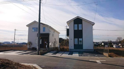 【前面道路含む現地写真】 | つくば市流星台１期　1号棟ケイアイフィット建物地盤保証の家　