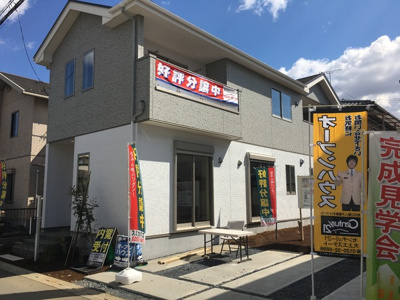 【外観】 | 守谷市立沢1期　1号棟ケイアイフィット建物・地盤保証の家　 | ★当日の急な見学も大丈夫です♪ご見学予約はフリーダイヤル0120-69-8523まで♪情報集収のため資料が欲しいお客様もご連絡下さい♪