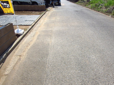 【前面道路含む現地写真】 | つくば市小野川2期１号棟