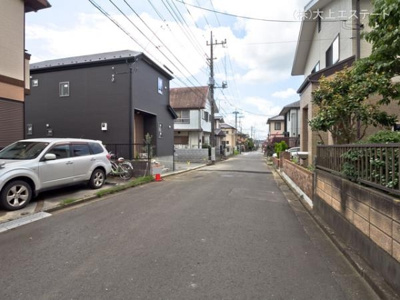 【前面道路含む現地写真】 | 牛久市南18－5期　1号棟