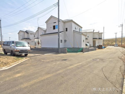 【前面道路含む現地写真】 | つくば市下河原崎2期6棟　1号棟GRAFARE　