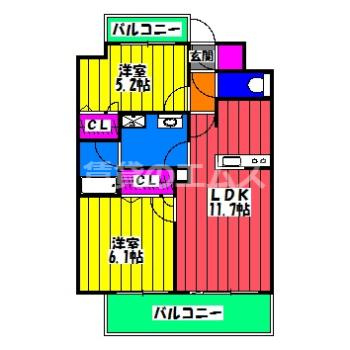 【間取り】 | アイサフィール博多駅東 | アイサフィール博多駅東の間取り