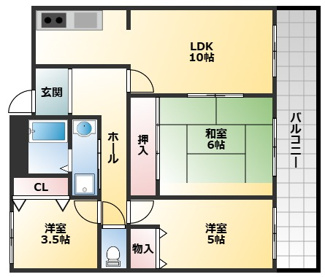 【間取り】 | アルカサール美園