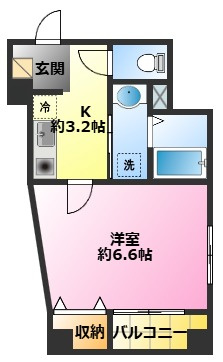 シャルム住吉の間取り|オートロック・宅配ボックス完備♪