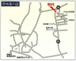【地図】 | 南城市つきしろ　分譲住宅 １号棟